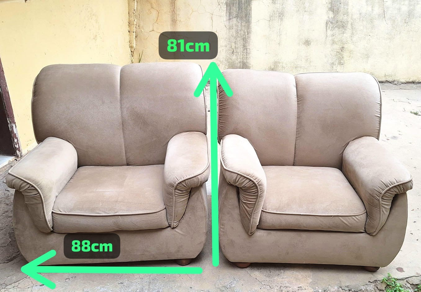 Armchairs Set of 2