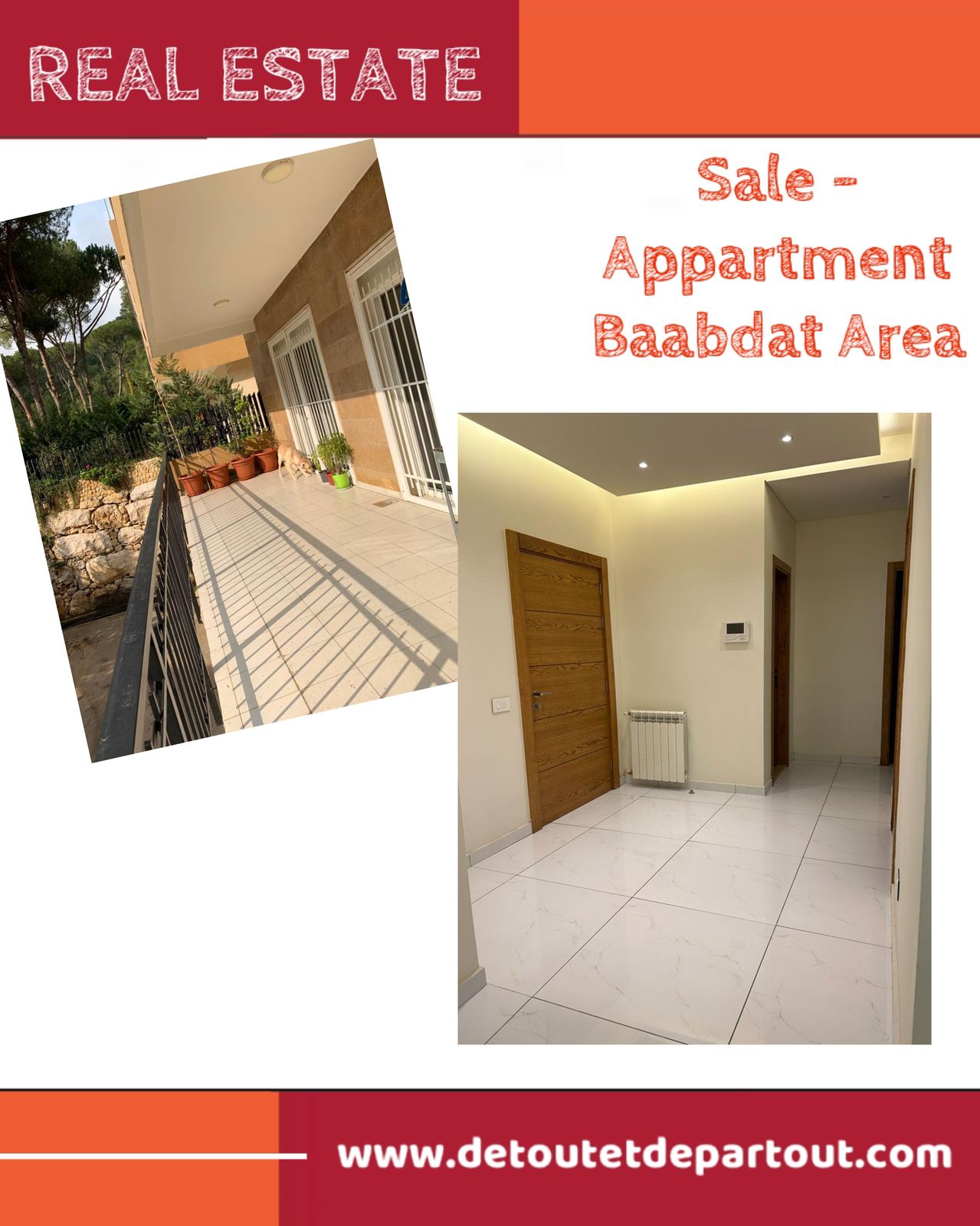 For SALE - Appartment - Baabdat