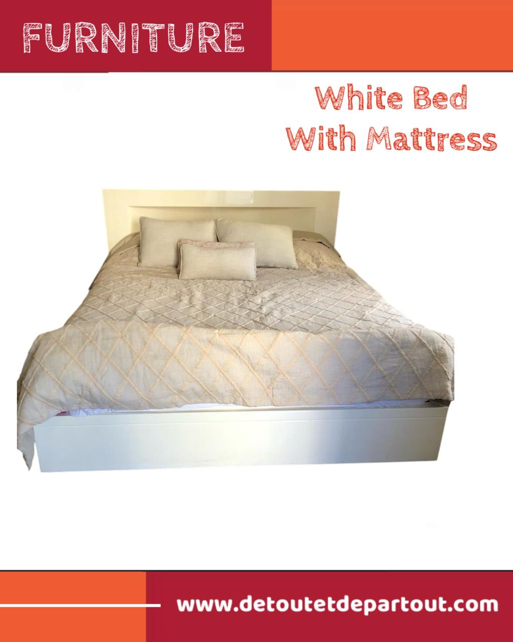 Bed with Mattress