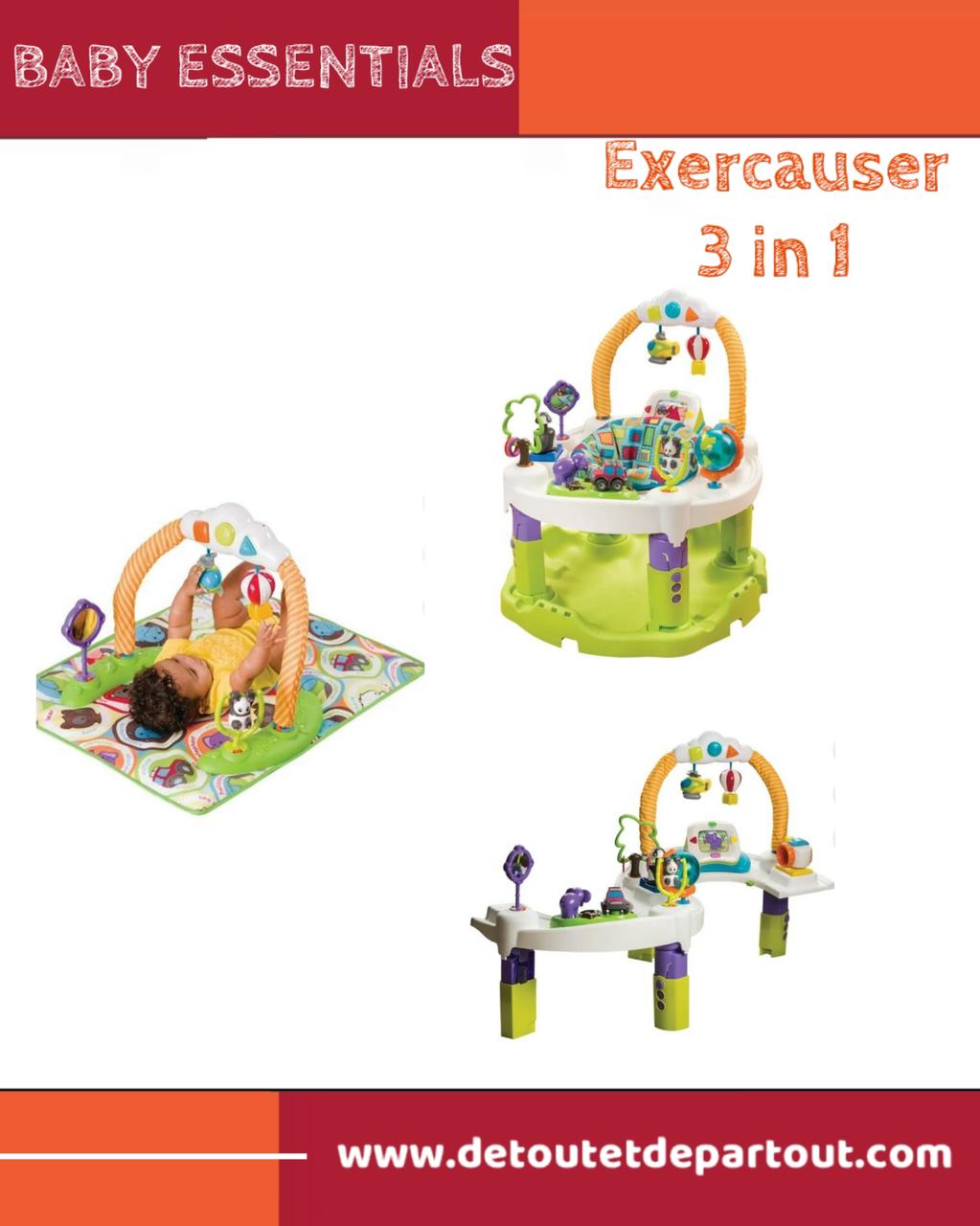 Exercauser 3 in 1