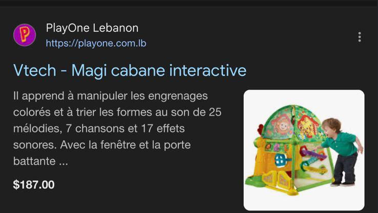 Vtech - Cabane Interative