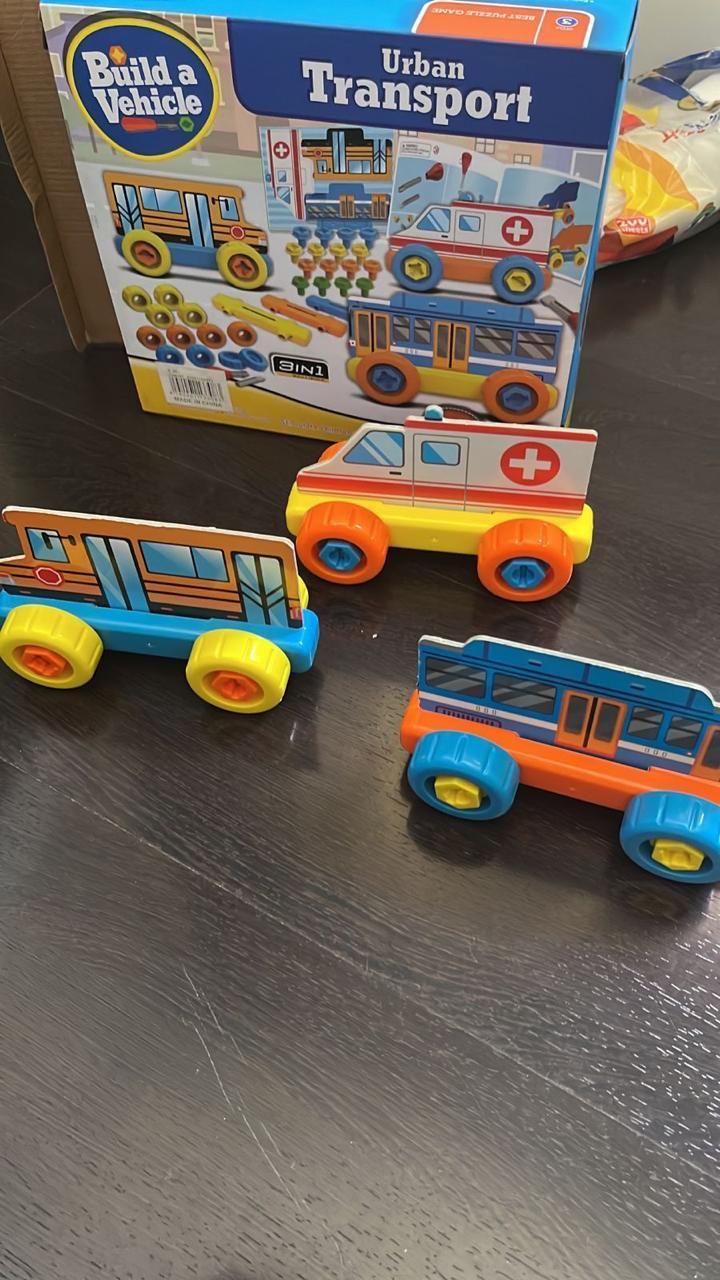 Toys Bundle - Wooden Vehicules