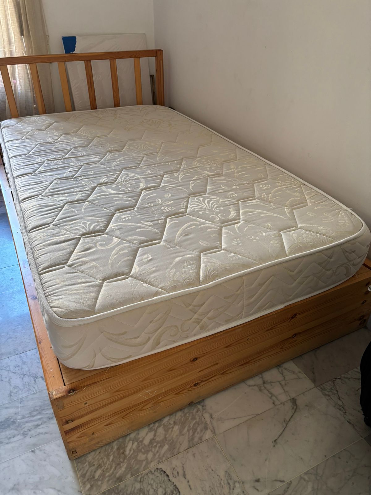 Single Bed with Mattress