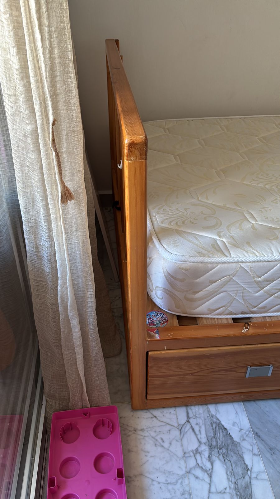 Single Bed with Mattress