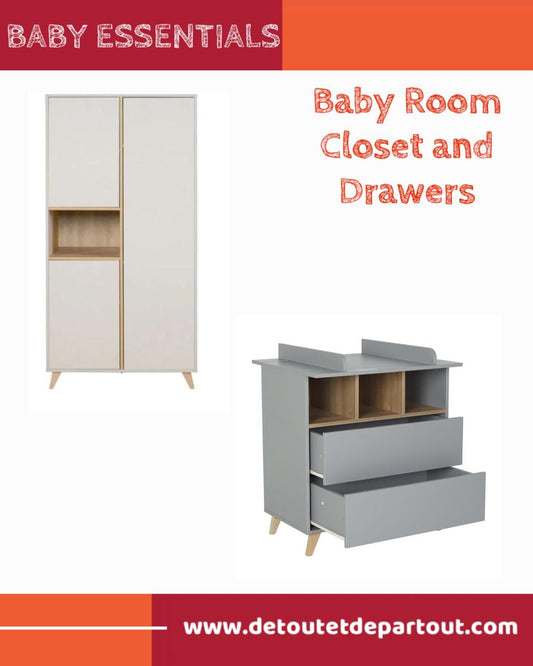 Baby Room: Closet and Drawers Unit