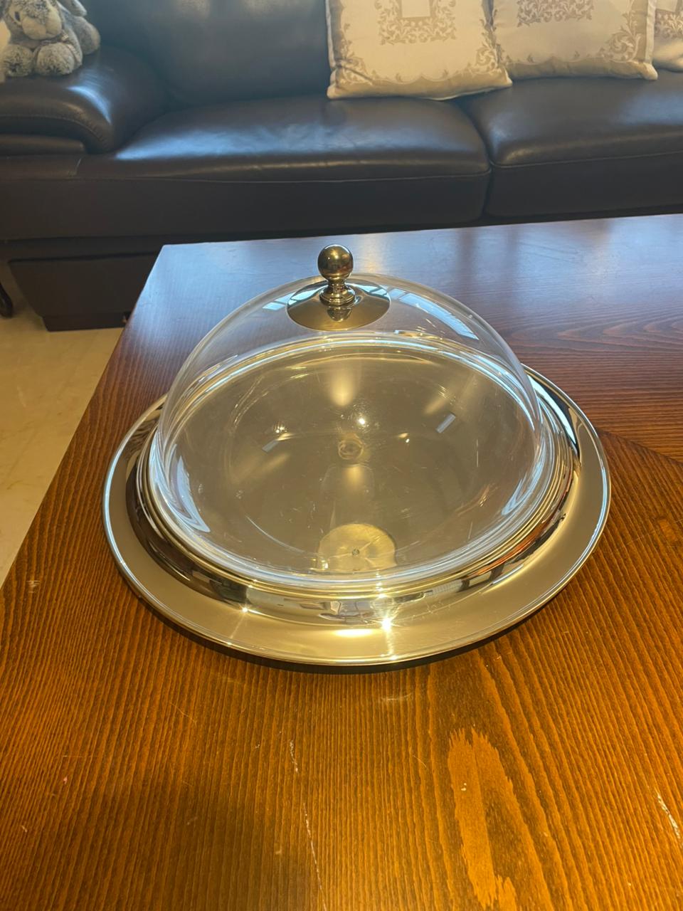Silver Tray with Cover
