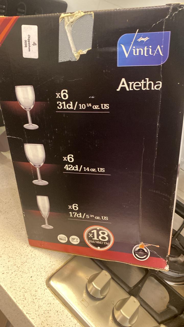 Crystal Glasses - 10 Pieces Set