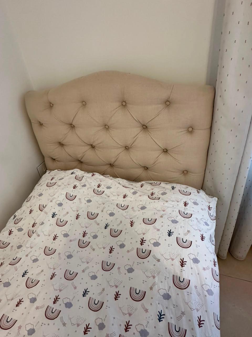 Single Bed and Mattress
