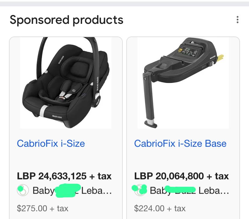 Infant Car Seat - Maxi Cosi