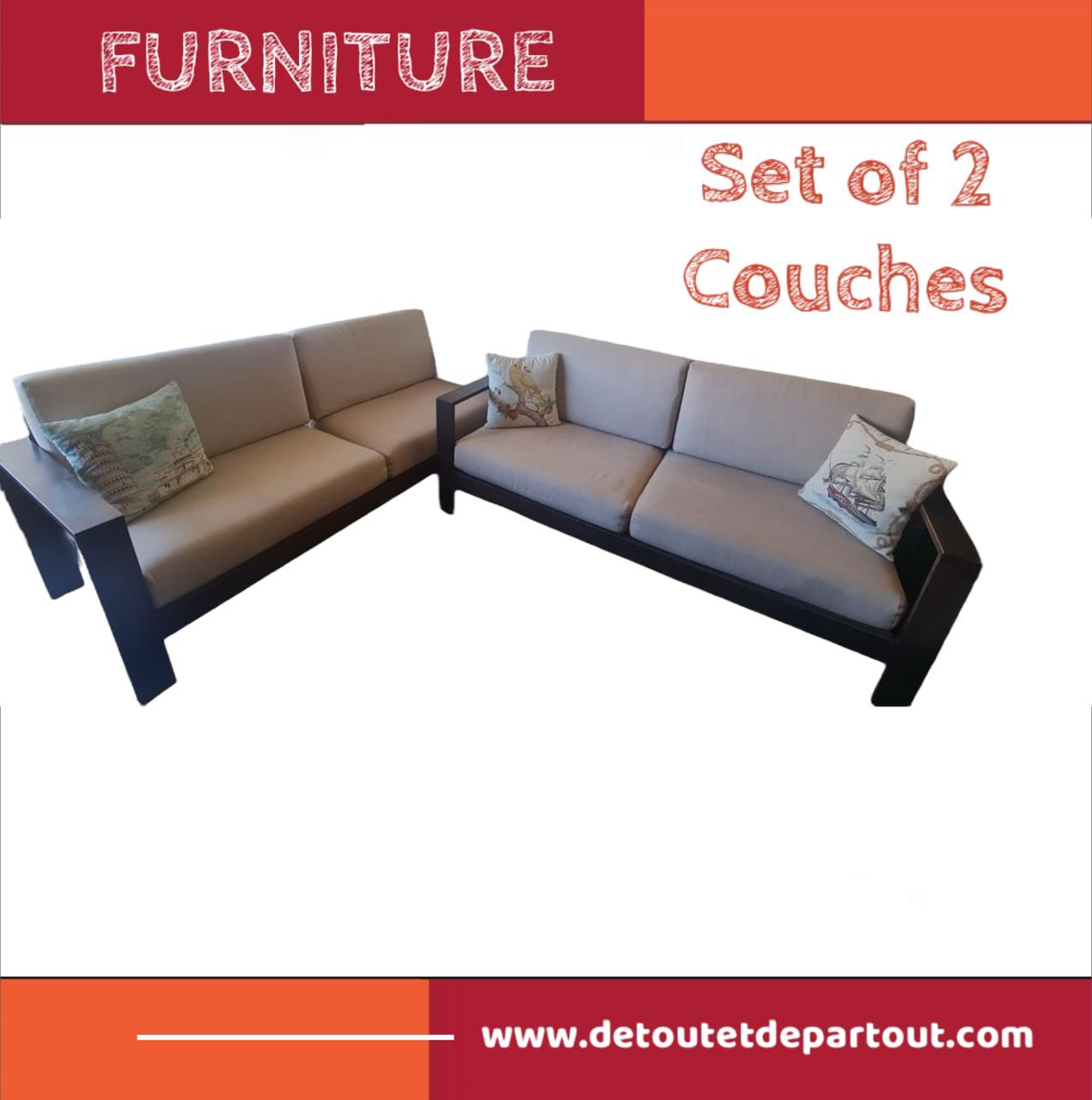 Set of 2 Couches