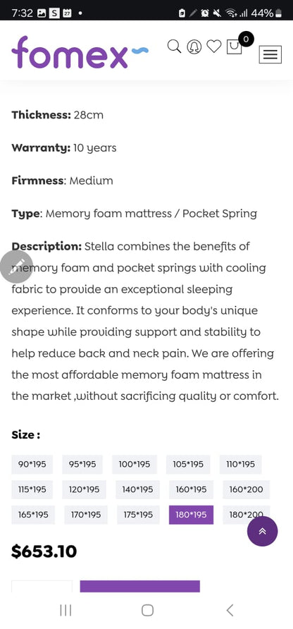 Double Mattress