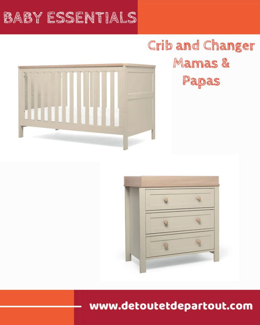 Crib and Changer - Mamas & Papas