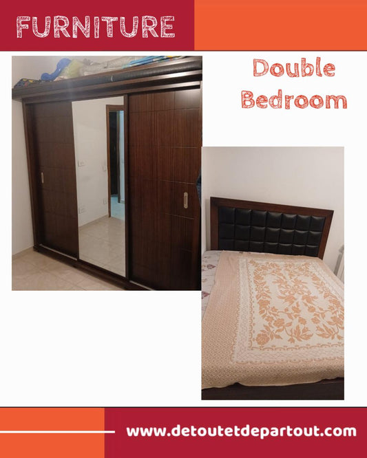 Double Bedroom - Bed and Closet