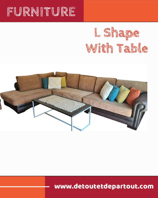 L Shape with Table