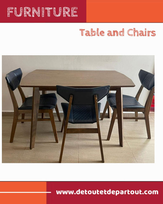 Table with 3 Chairs