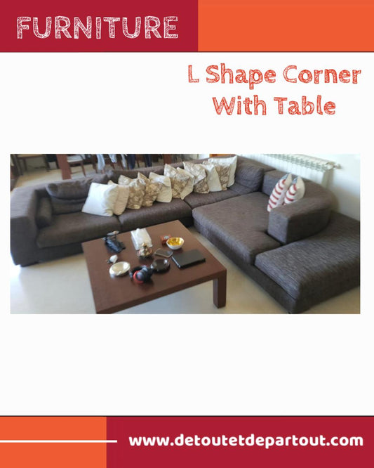 L Shape with Table