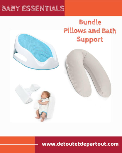 Bundle - Pillow and Bath Seat