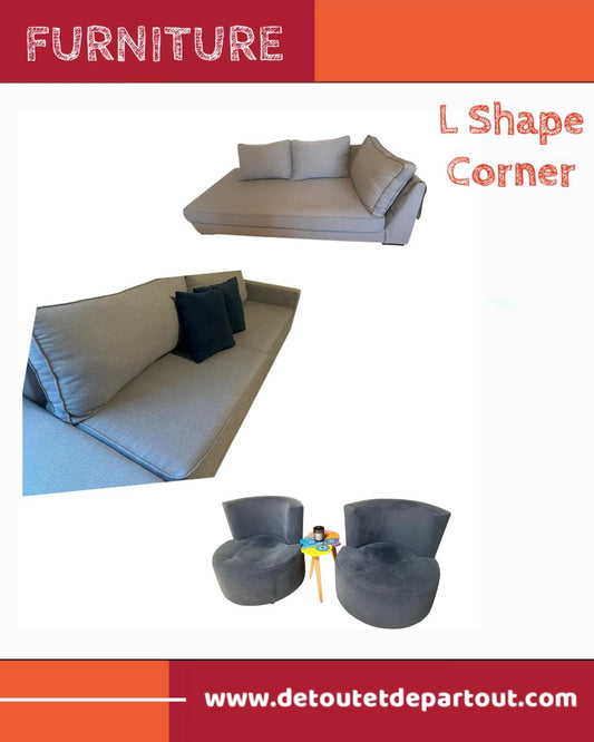 L Shape - Corner Living Room