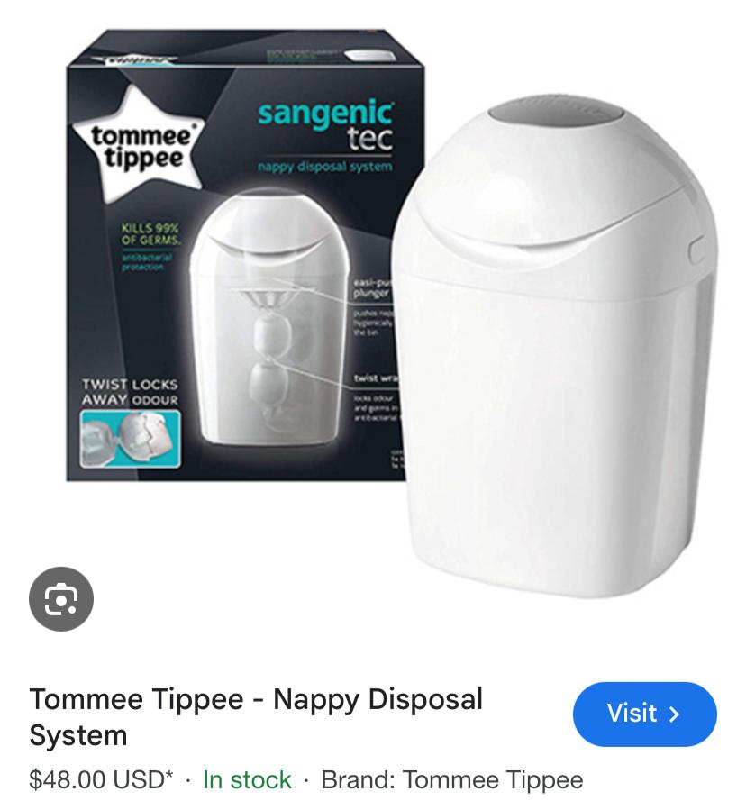 Diaper Bin with Refills - New