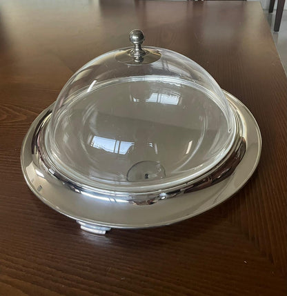 Silver Tray with Cover