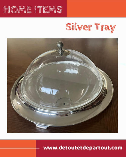 Silver Tray with Cover