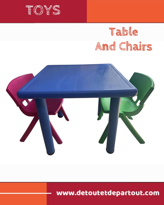 Table and 2 Chairs