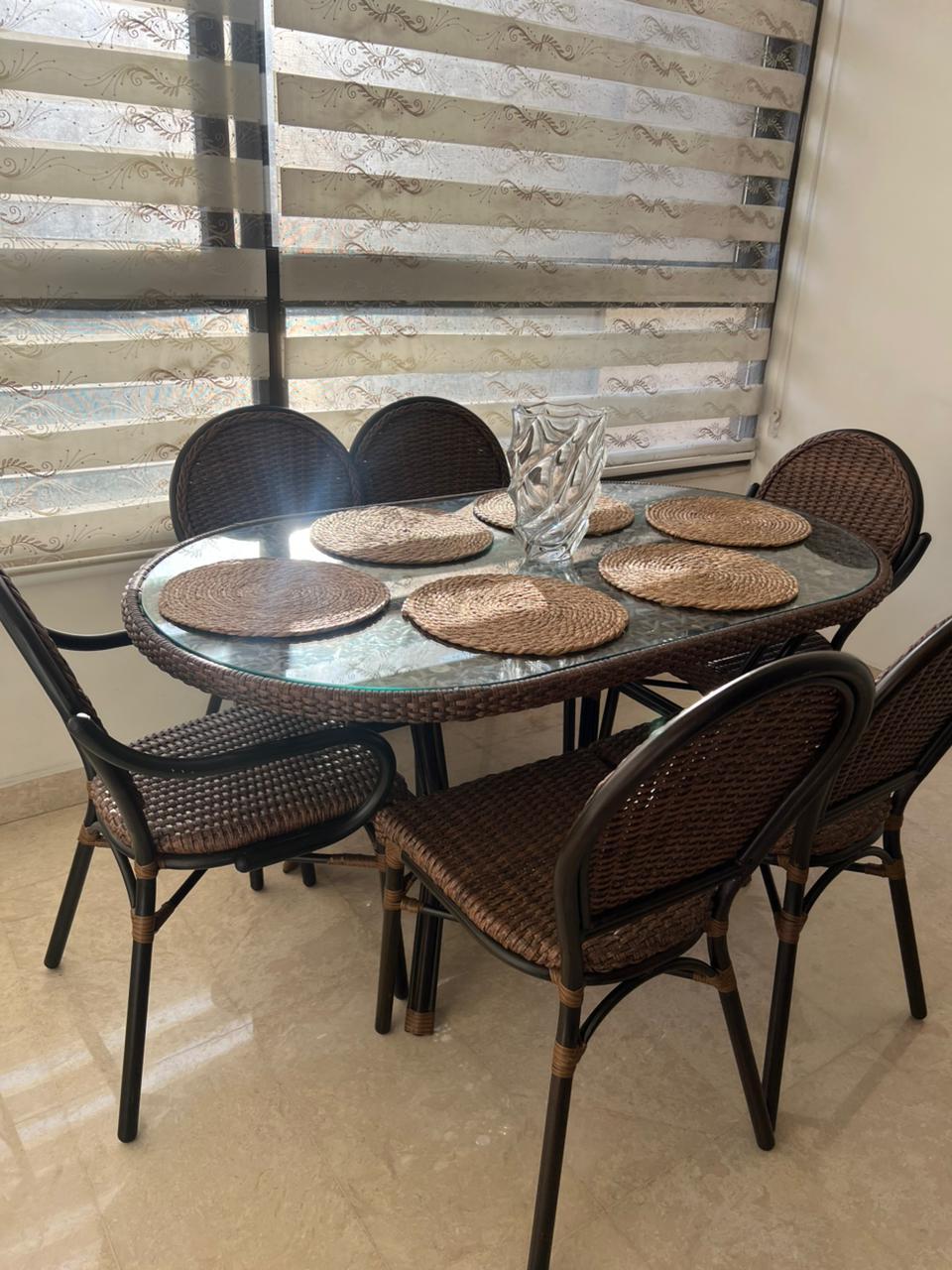 Bamboo Table and Chairs