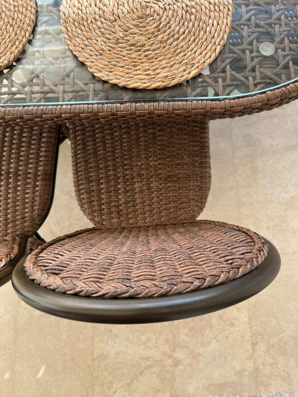 Bamboo Table and Chairs