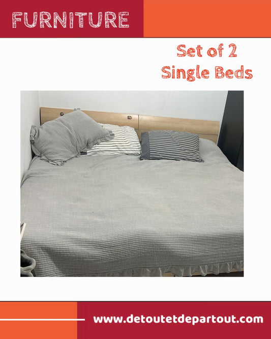 Set of 2 Single Beds