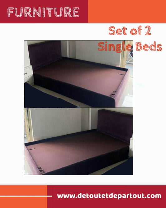 Set of 2 Single Beds
