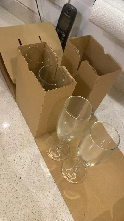 Crystal Glasses - 10 Pieces Set