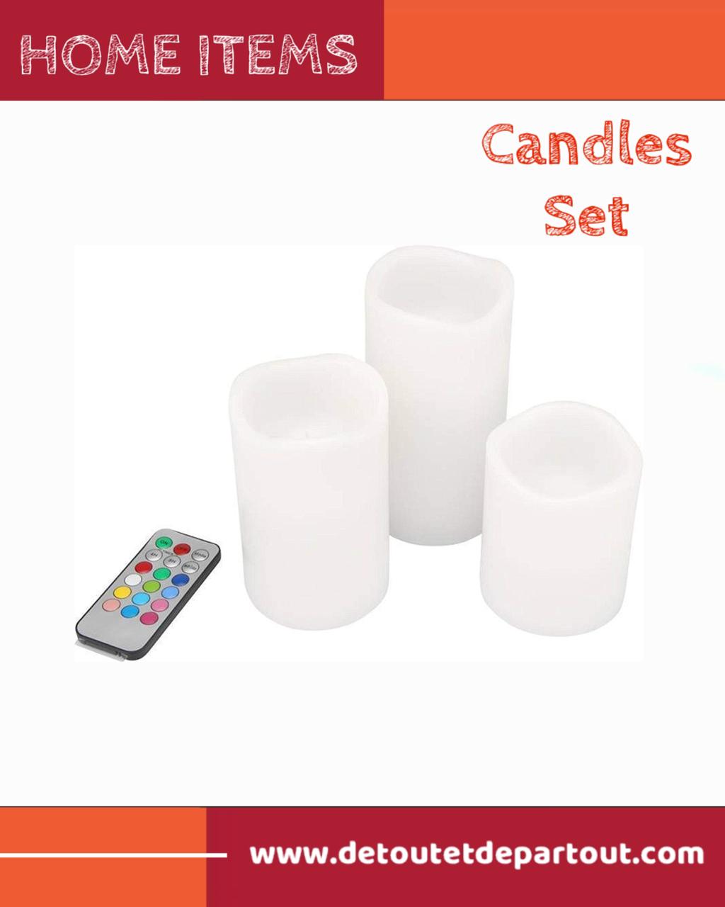 Candles - Set of 3