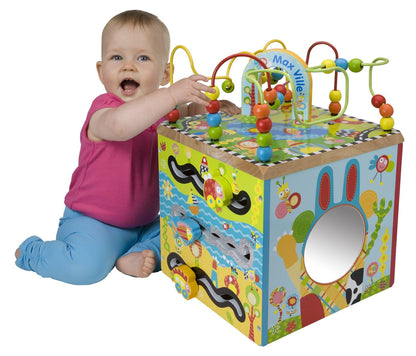 Wooden Activity Cube