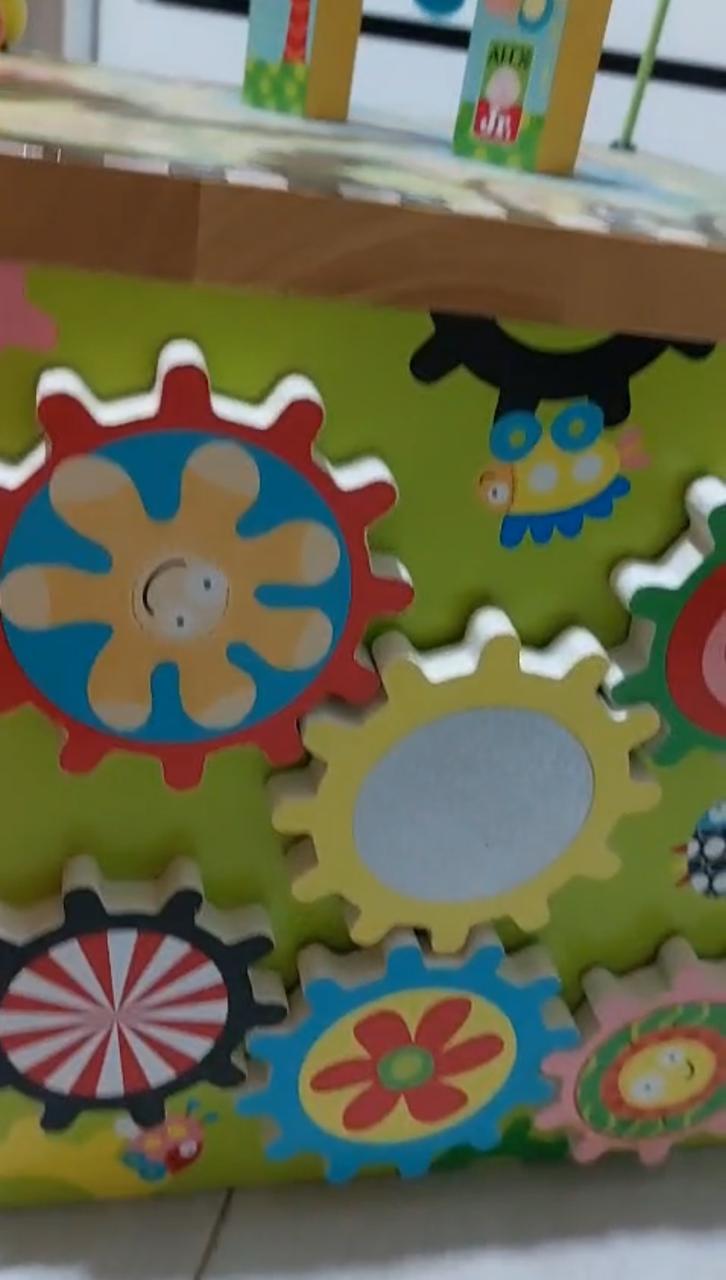 Wooden Activity Cube