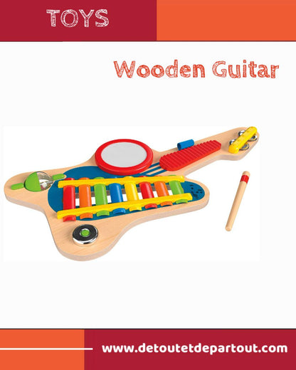 Wooden Guitar - New