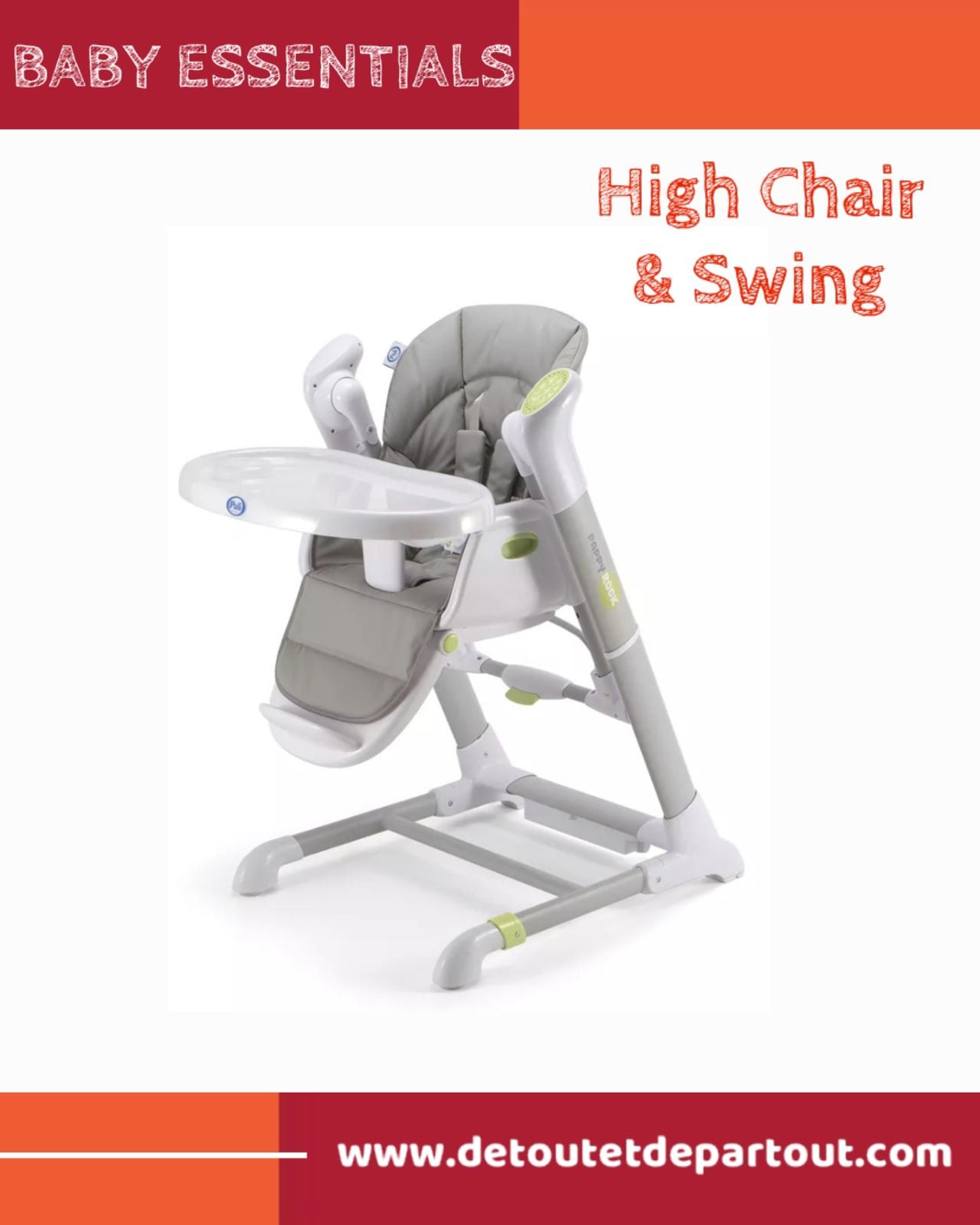 High Chair and Electric Swing