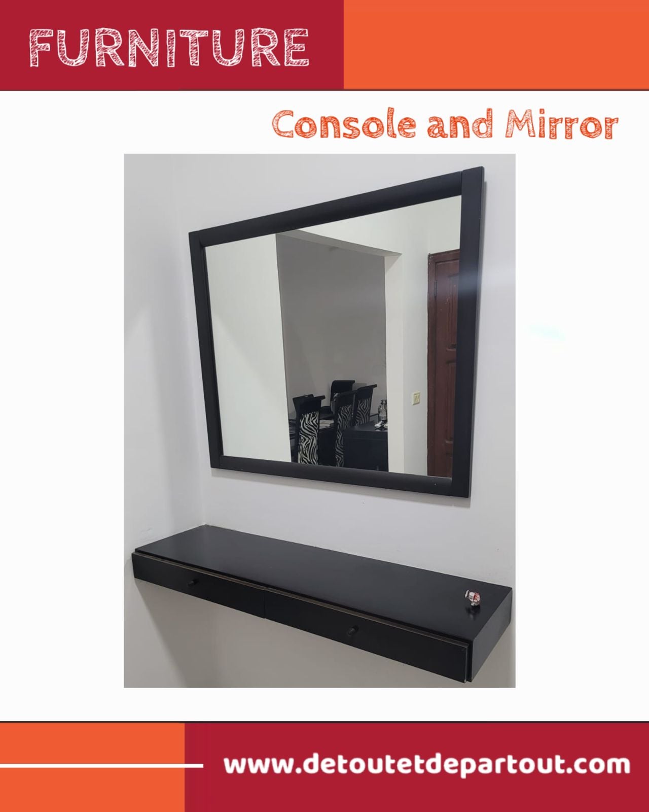 Console and Mirror