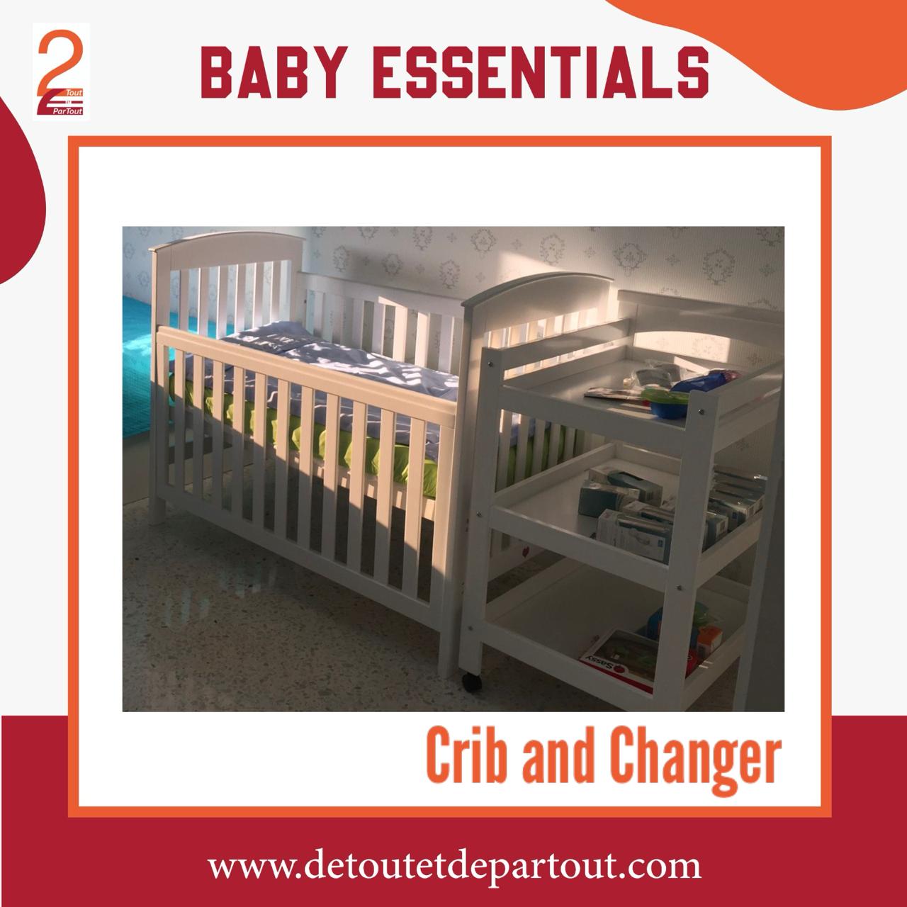 Crib and Changer
