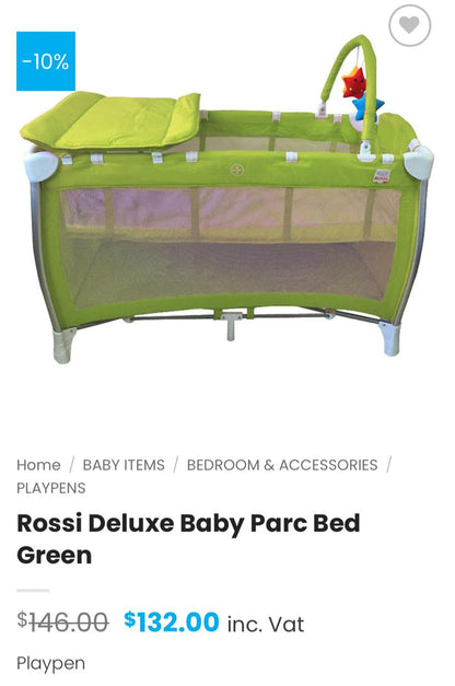 Parc with Mattress - New