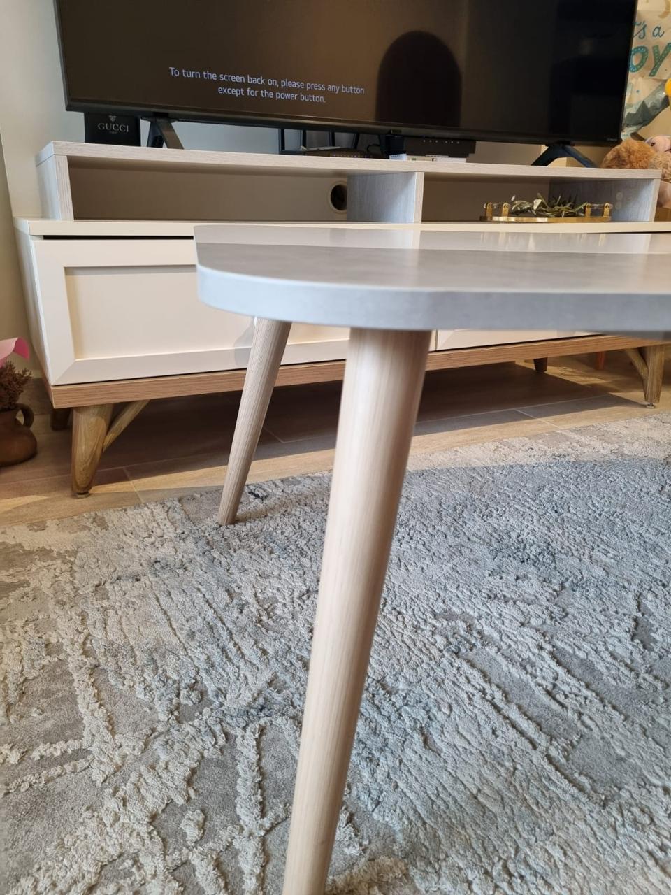 Tv Unit and Center and Side Tables