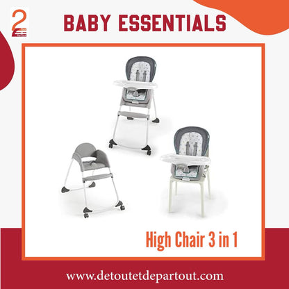 High Chair 3 in 1