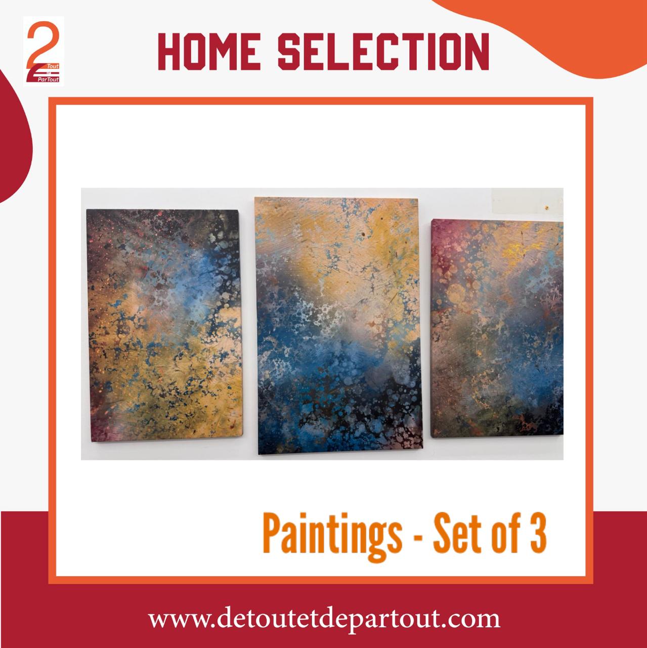 Paintings Set of 3