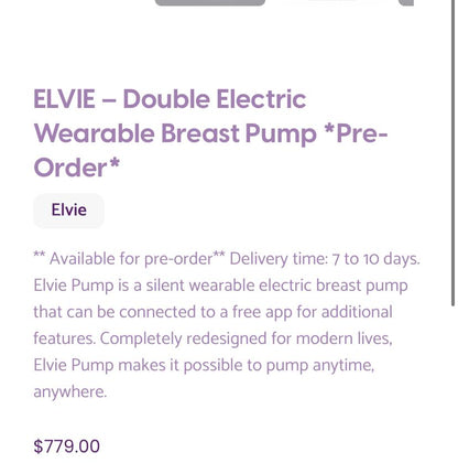 Wearable Pump - Elvie