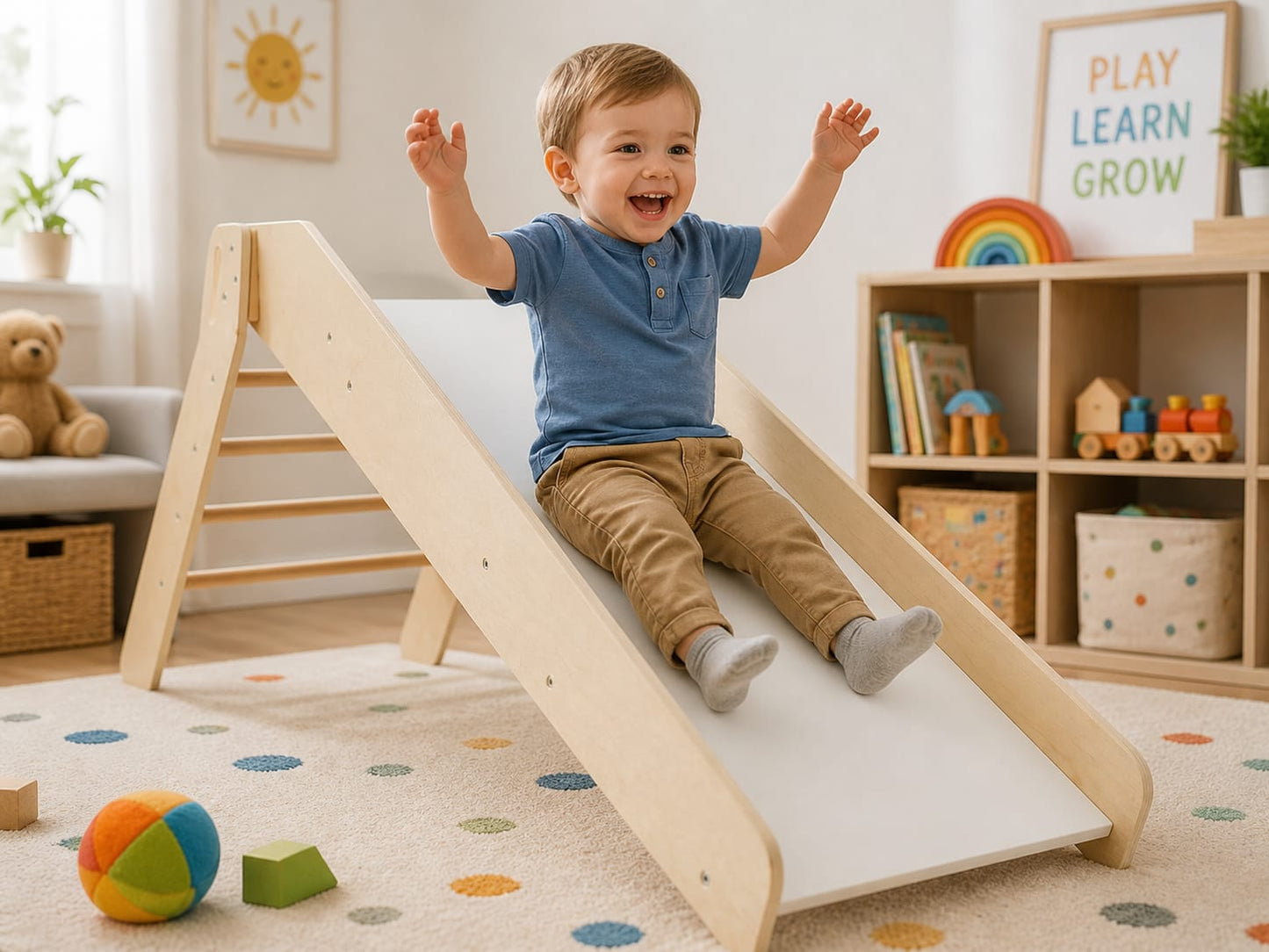 Wooden Slide - New