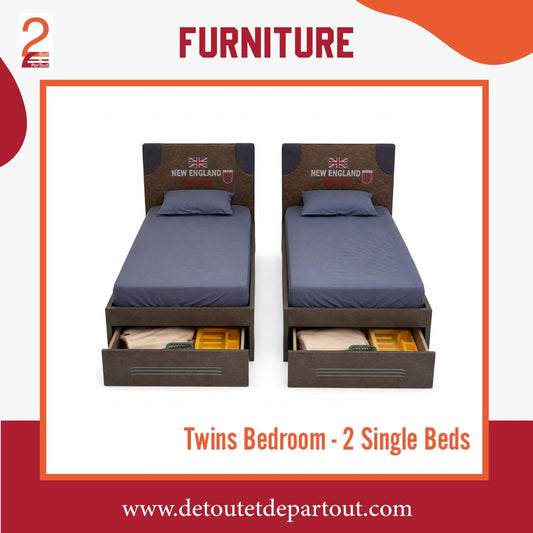 Twins Bedroom - 2 Single Beds