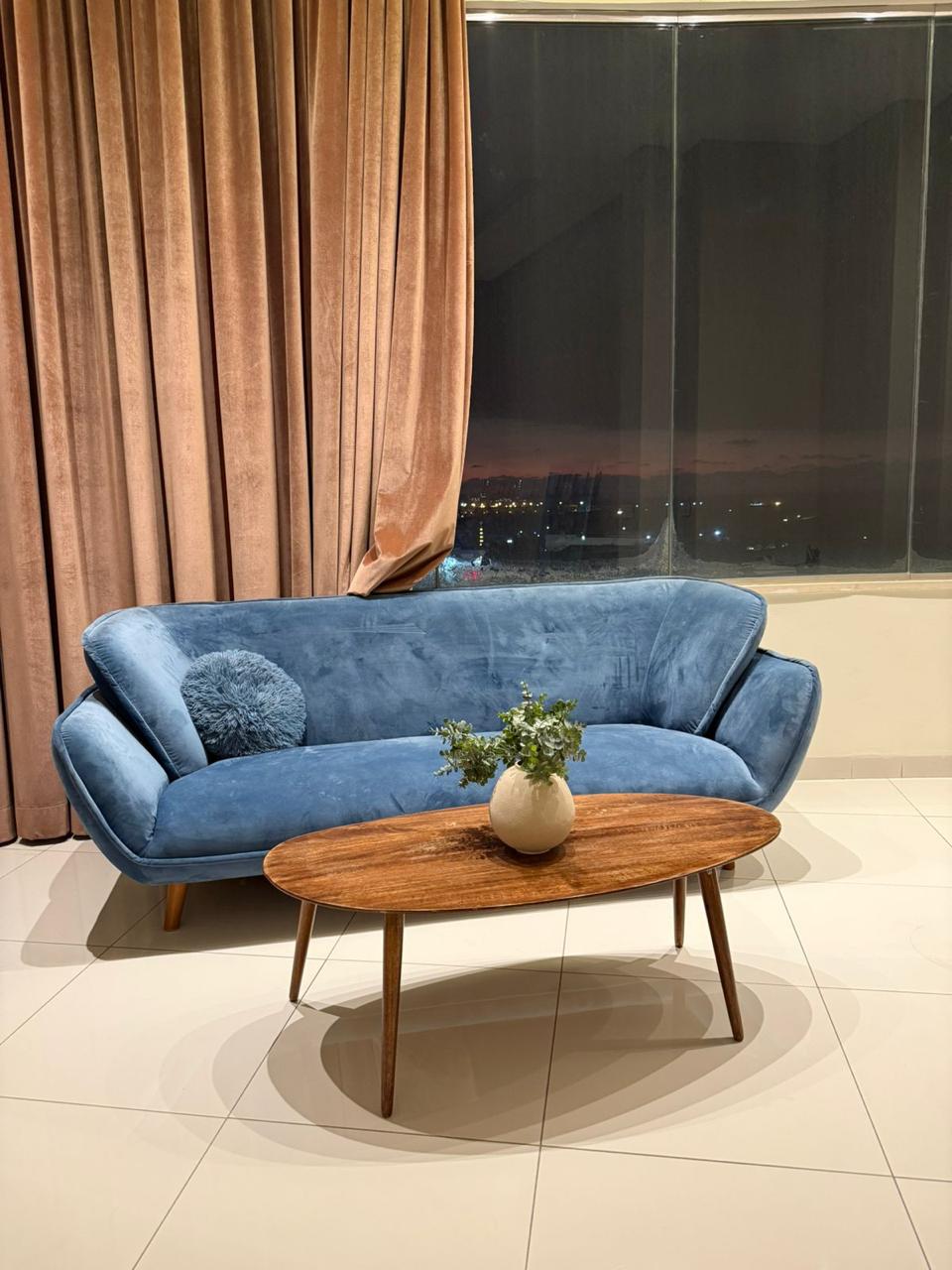 Blue Sofa - Couch