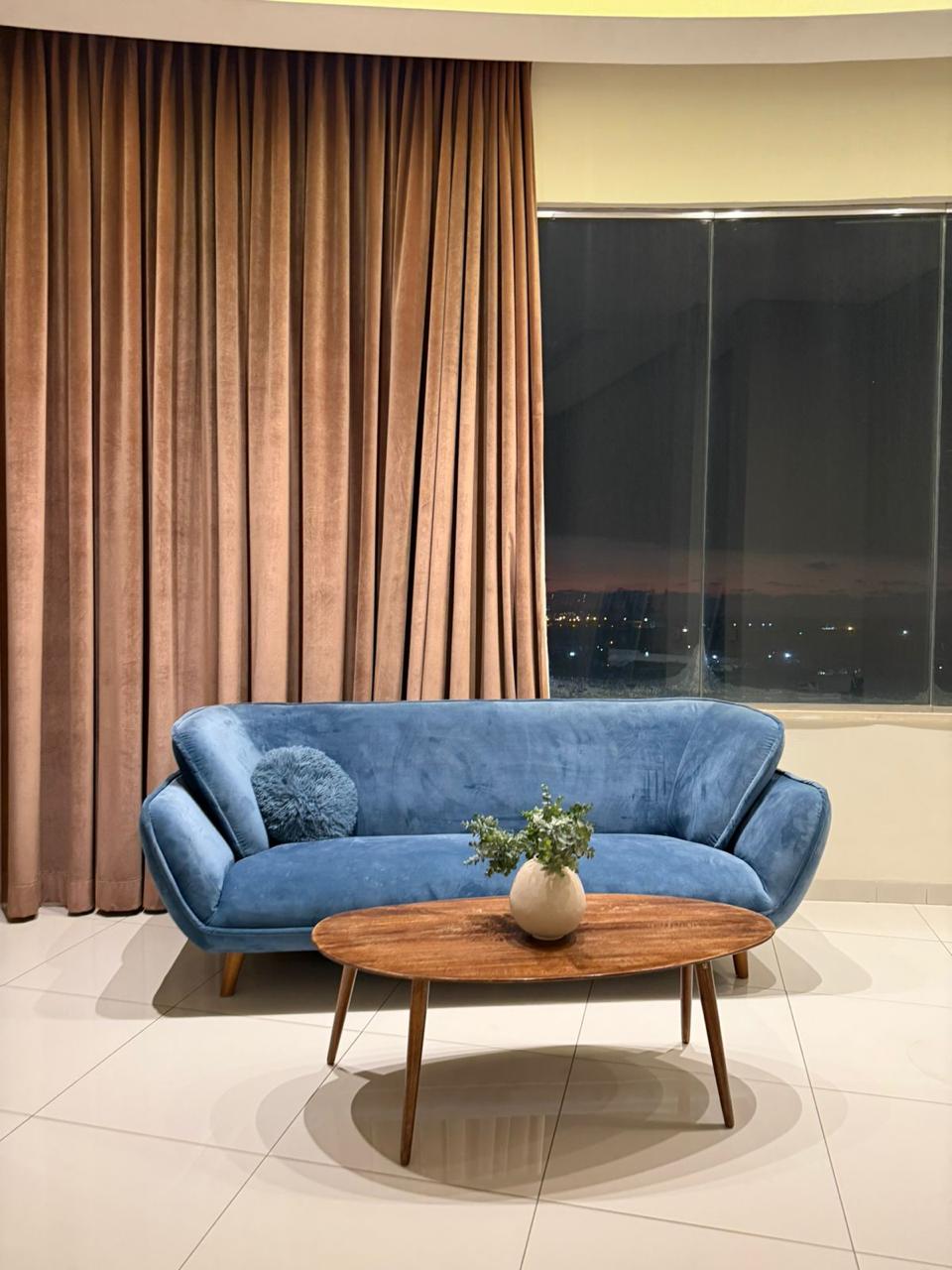 Blue Sofa - Couch