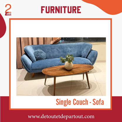Blue Sofa - Couch