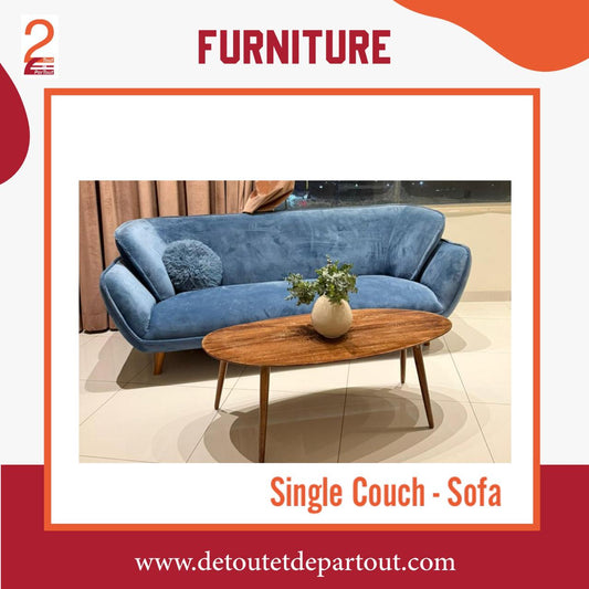 Blue Sofa - Couch