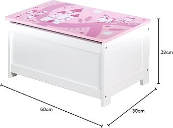 Bench & Toy Storage - Princess